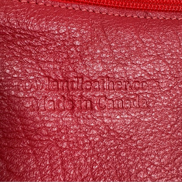 ROWLAND LEATHER Linda Bag Hand Made Hand Crafted Canada Artisan Genuine Leather - Picture 6 of 16